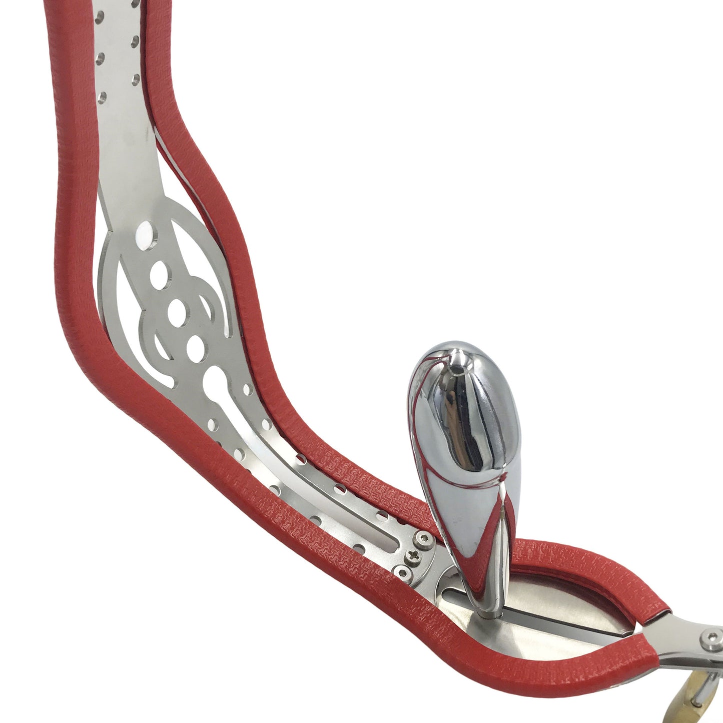 Details of Female Chastity Belt with Removable Anal & Vaginal Plugs