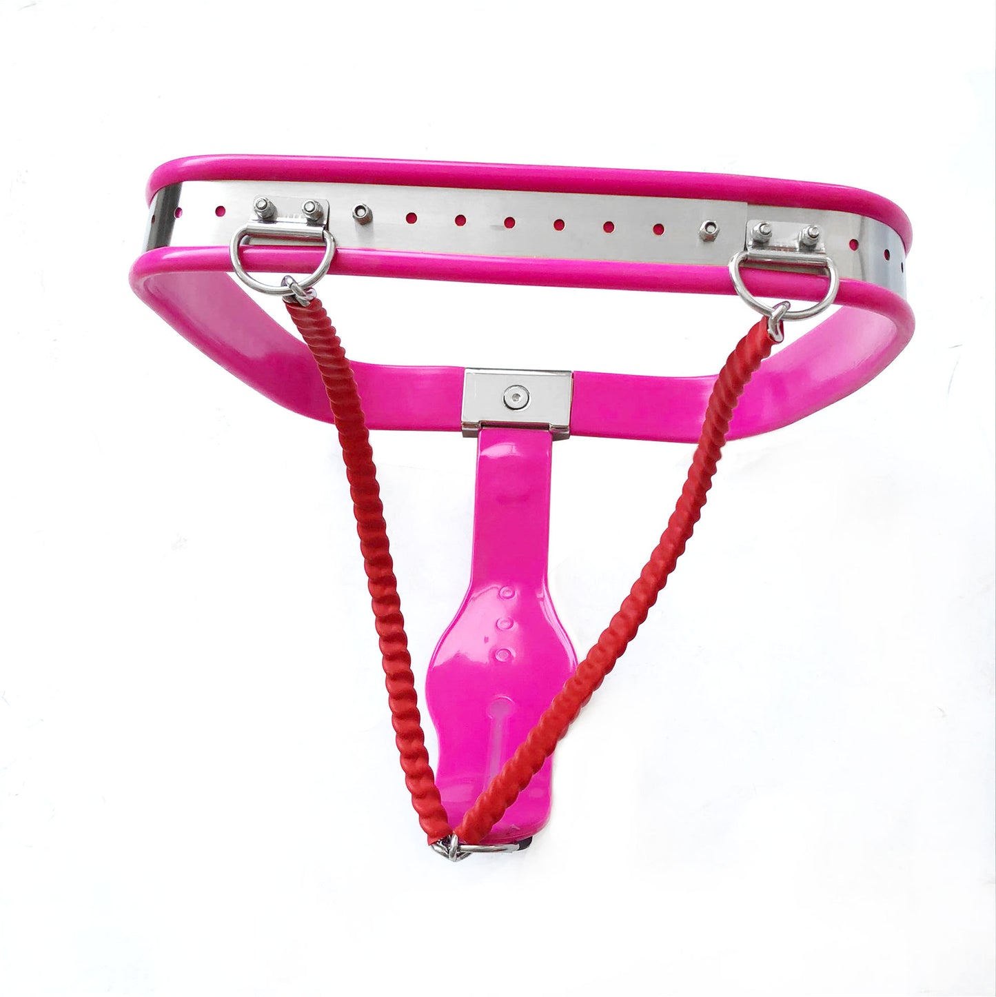 New Women's Y-shaped Chastity Belt with Adjustable Waist and Lockable