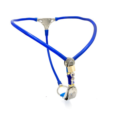 Pink Female Chastity Belt  Stainless Steel Adjustable Invisible Panties Lockable Underwear