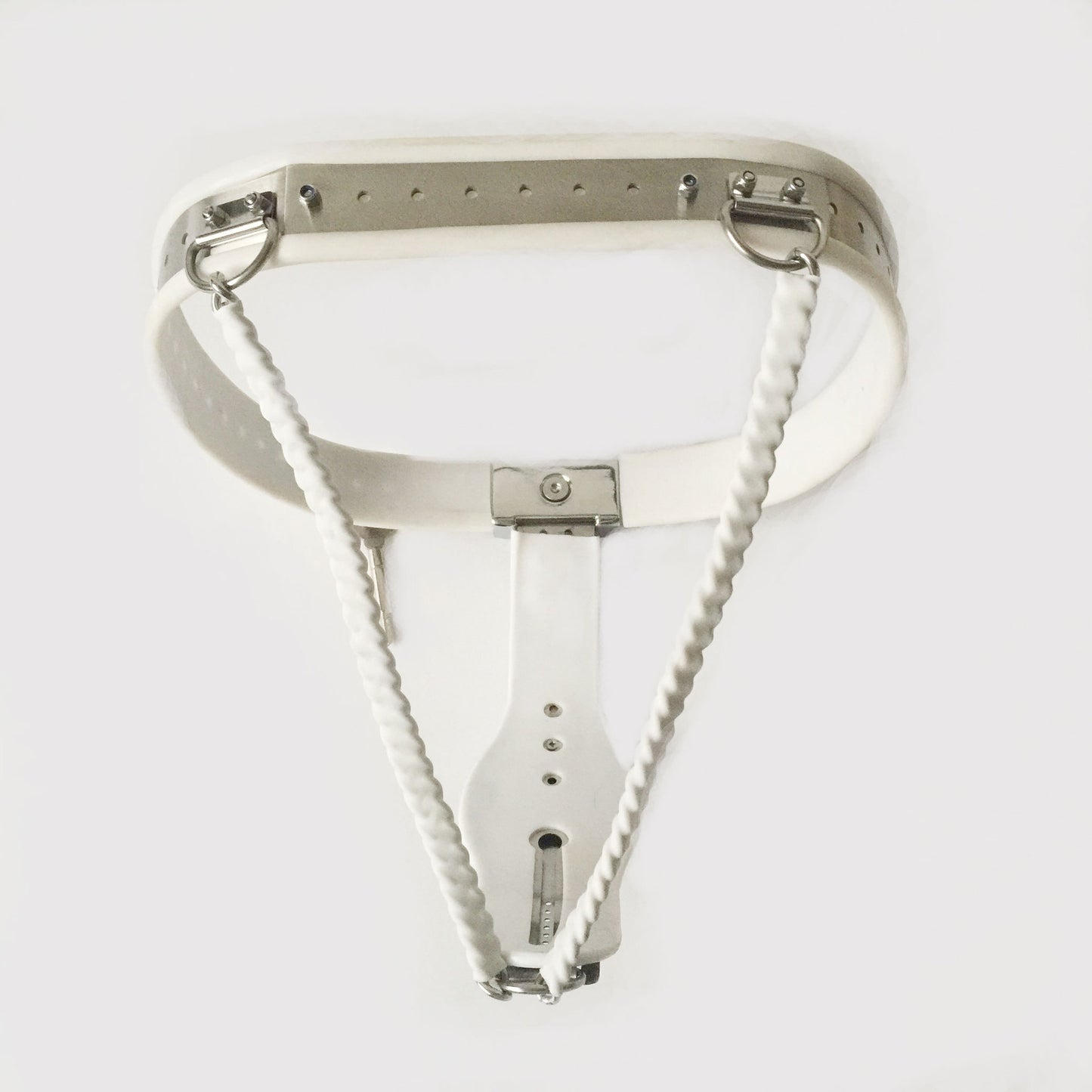 New Women's Y-shaped Chastity Belt with Adjustable Waist and Lockable