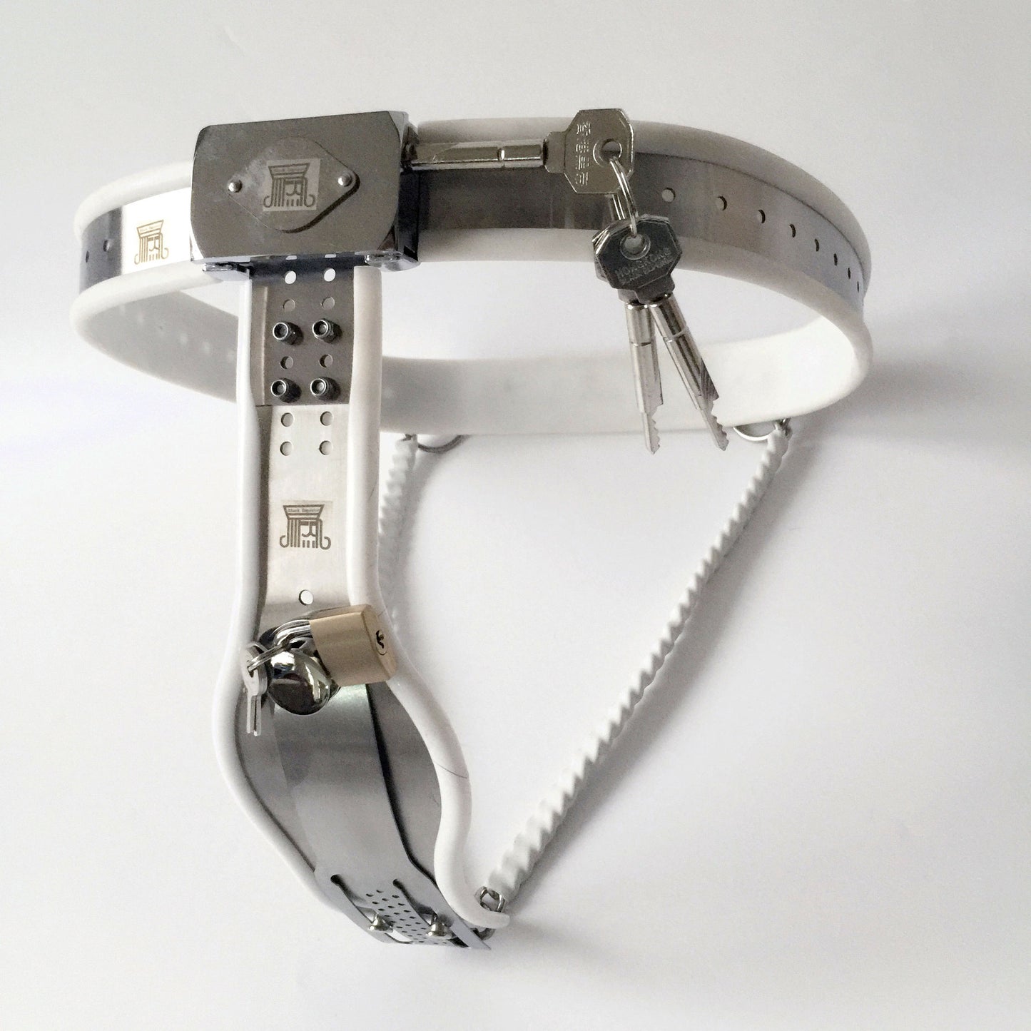 New Women's Y-shaped Chastity Belt with Adjustable Waist and Lockable