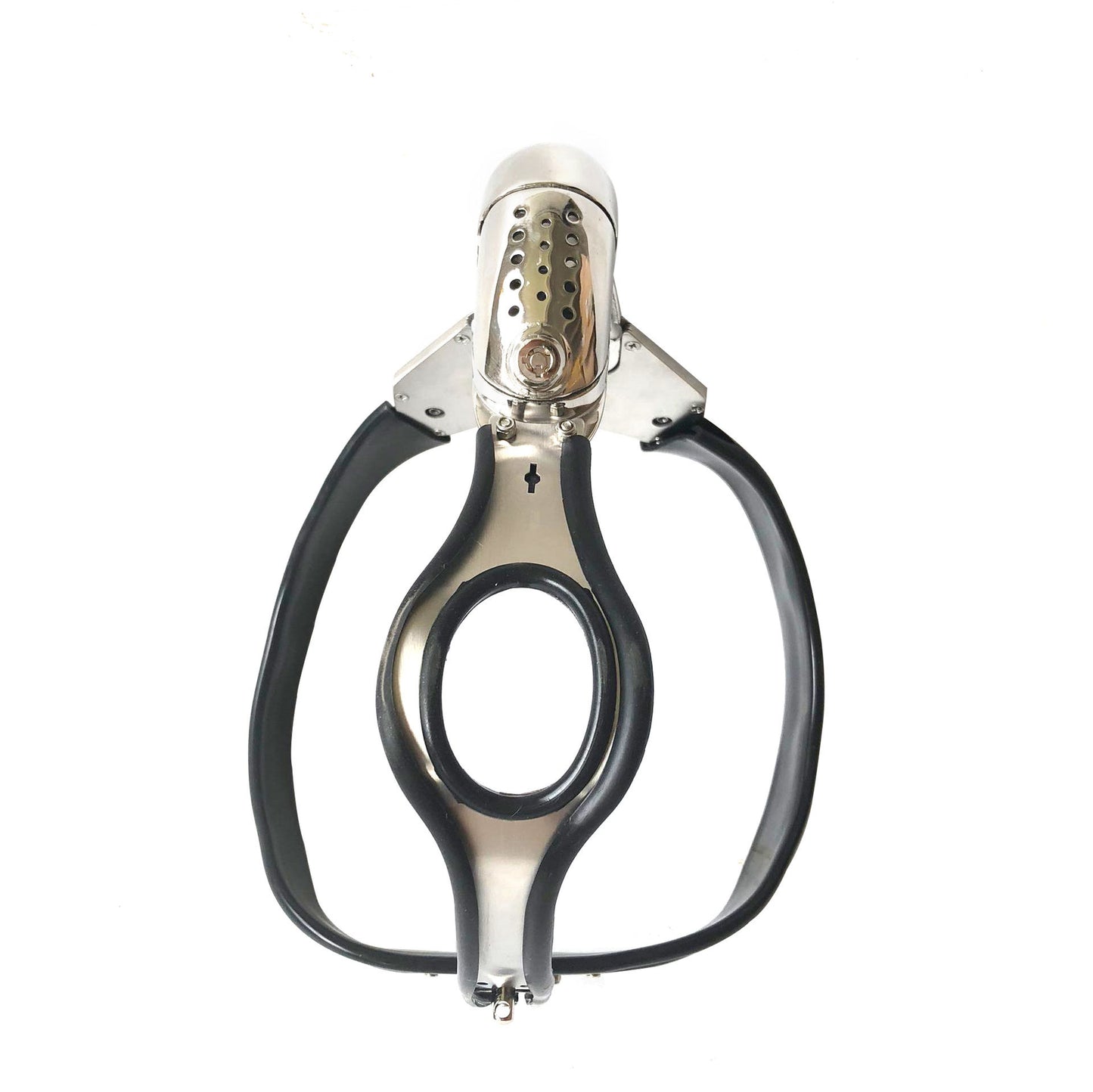 Male Invisible EMCC Chastity Belt Stainless Steel Wrapped Cage Lockable Device