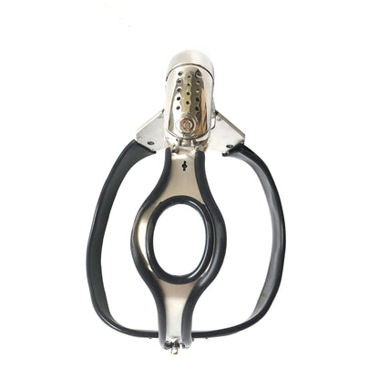 Male Invisible EMCC Chastity Belt Stainless Steel Wrapped Cage Lockable Device
