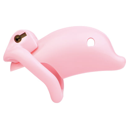 Small Male Negative Chastity Cage with 4 Rings for an Adjustable Fit