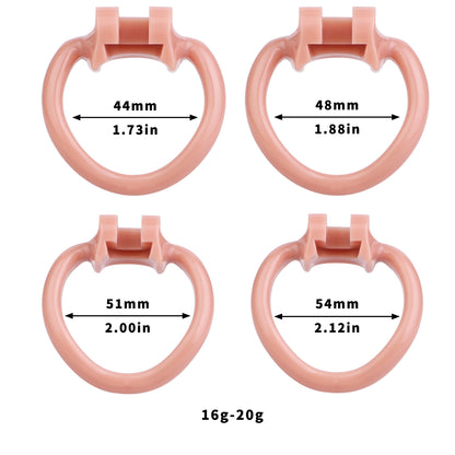 4 rings for pink chastity cage
