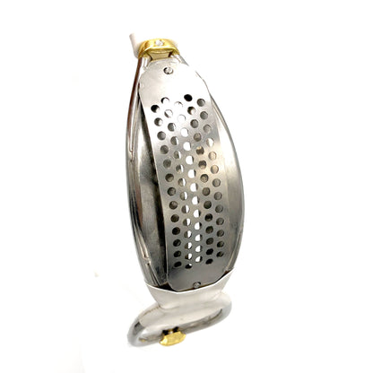 Pink Female Chastity Belt  Stainless Steel Adjustable Invisible Panties Lockable Underwear