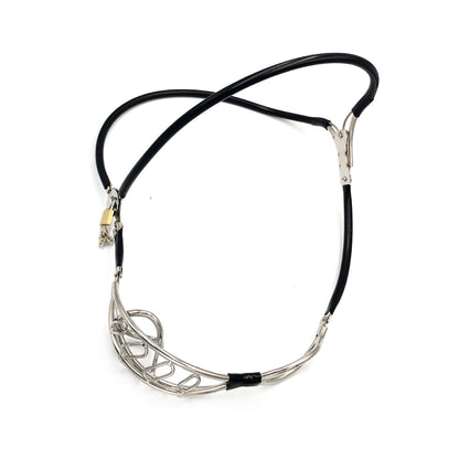 Invisible Stainless Steel Chastity Belt For Man with Hollowed-out Cock Cage