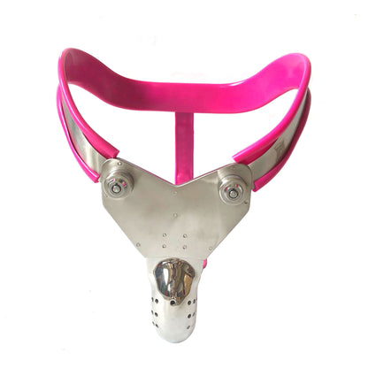 Male Invisible EMCC Chastity Belt Stainless Steel Wrapped Cage Lockable Device