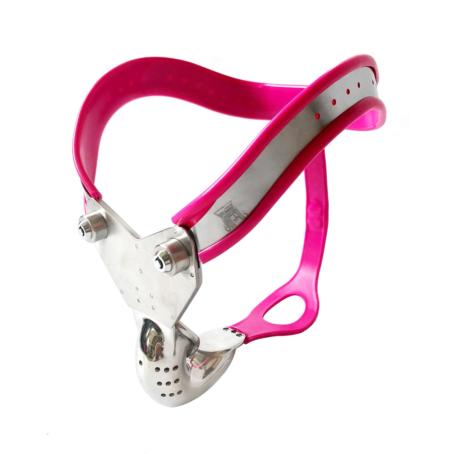 Male Invisible EMCC Chastity Belt Stainless Steel Wrapped Cage Lockable Device