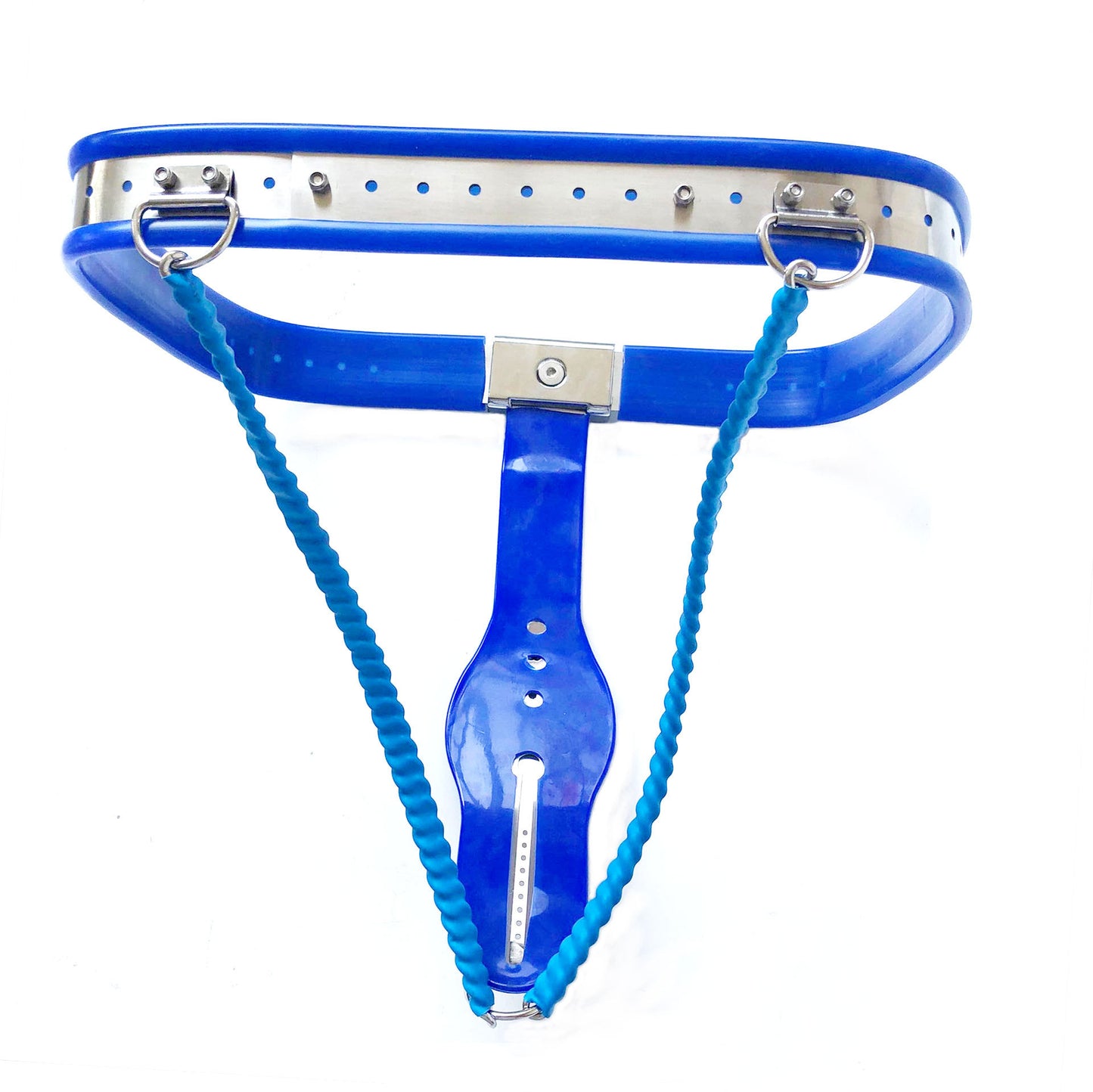 New Women's Y-shaped Chastity Belt with Adjustable Waist and Lockable