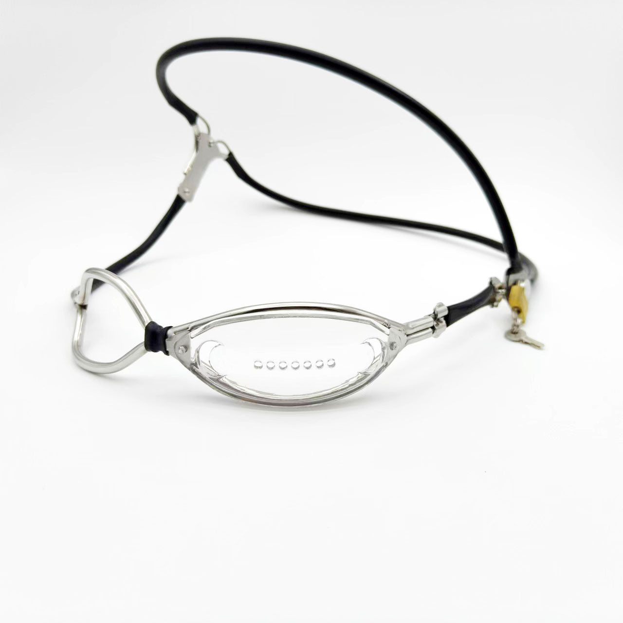 Black Chastity Belt for Woman with Anal Opening