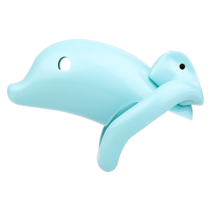 Small Negative Chastity Cage with Dolphin Design: FRRK's Discreet ABS Male Intimacy Device with 4 Rings