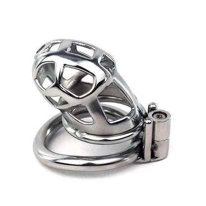Other Angle pictures of the Chastity Cage are displayed