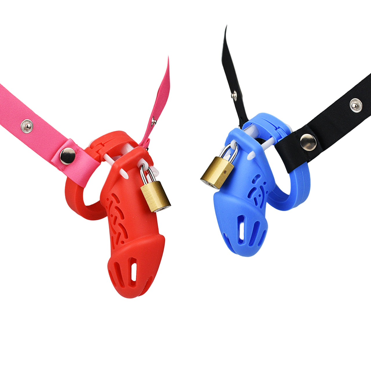 Silicone Chastity Cage Short & Long Types with belt Optional